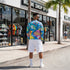 Men's Graffiti Rash Guard 90's Elements Throw Ups and Tags | Hip - Hop Streetwear Rash Guard - Stykonz Graffiti Streetwear