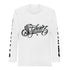 Men's Graffiti Rash Guard Black on White Scriptkonz | Hip - Hop Streetwear Rash Guard - Stykonz Graffiti Streetwear