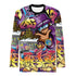 Men's Graffiti Rash Guard Black The Train Master NY Wildstyle | Hip - Hop Streetwear Rash Guard - Stykonz Graffiti Streetwear