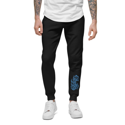 Men's Graffiti Sweatpants B - Blue Scriptkonz II | Hip - Hop Sweatpants - Stykonz Graffiti Streetwear