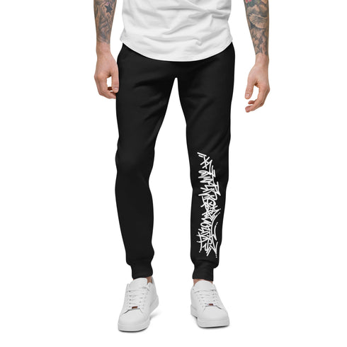 Men's Graffiti Sweatpants feat White Stykonz TAGZ | Hip - Hop Sweatpants - Stykonz Graffiti Streetwear