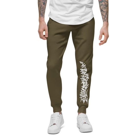Men's Graffiti Sweatpants feat White Stykonz TAGZ | Hip - Hop Sweatpants - Stykonz Graffiti Streetwear