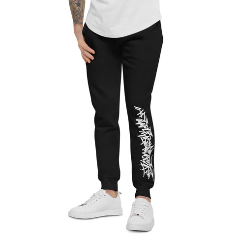 Men's Graffiti Sweatpants feat White Stykonz TAGZ | Hip - Hop Sweatpants - Stykonz Graffiti Streetwear