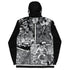 Men’s Graffiti Windbreaker Jacket – B&W Comic Stykonz 1 Hip - Hop Streetwear - Stykonz Graffiti Streetwear