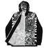 Men’s Graffiti Windbreaker Jacket – B&W Comic Stykonz 1 Hip - Hop Streetwear - Stykonz Graffiti Streetwear