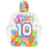 Men’s Graffiti Windbreaker Jacket – Candy Graffiti Hip - Hop Streetwear | Stykonz™ - Stykonz Graffiti Streetwear