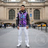 Men’s Graffiti Windbreaker Jacket – Stykonz Purple Wildstyle Hip - Hop Streetwear | Stykonz™ - Stykonz Graffiti Streetwear