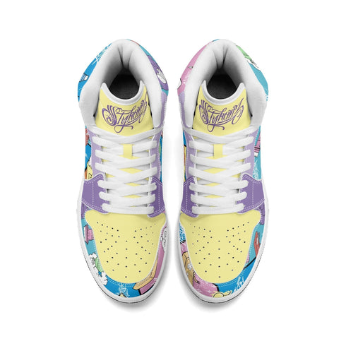 Metari 6T7 High Top Snekonz – 90s Elements | Hip - Hop Streetwear Kicks - Stykonz Graffiti Streetwear