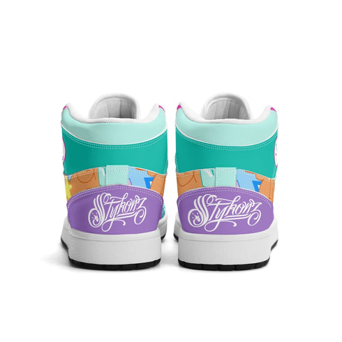 Metari 6T7 High Top Snekonz – Candy | Hip - Hop Streetwear Kicks - Stykonz Graffiti Streetwear