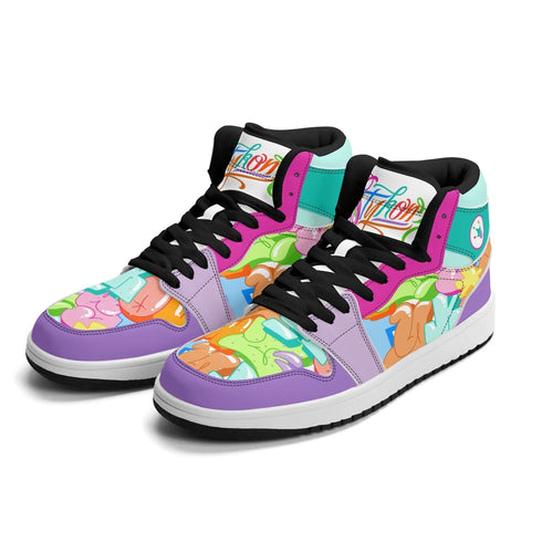 Metari 6T7 High Top Snekonz – Candy | Hip - Hop Streetwear Kicks - Stykonz Graffiti Streetwear