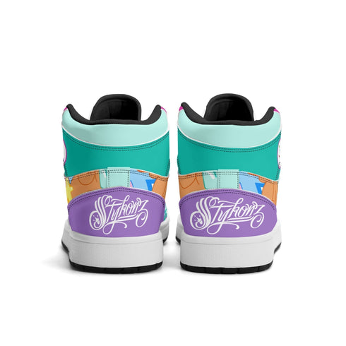 Metari 6T7 High Top Snekonz – Candy | Hip - Hop Streetwear Kicks - Stykonz Graffiti Streetwear