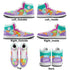 Metari 6T7 High Top Snekonz – Candy | Hip - Hop Streetwear Kicks - Stykonz Graffiti Streetwear