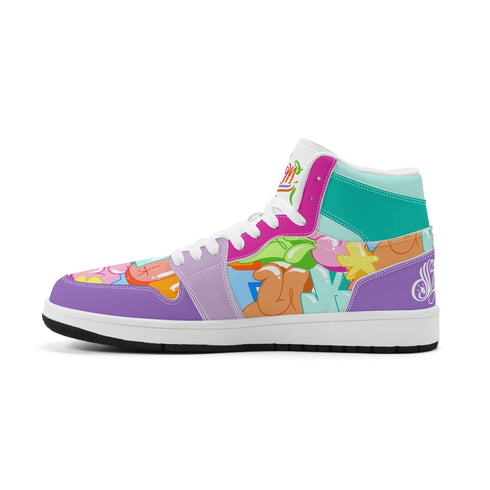 Metari 6T7 High Top Snekonz – Candy | Hip - Hop Streetwear Kicks - Stykonz Graffiti Streetwear
