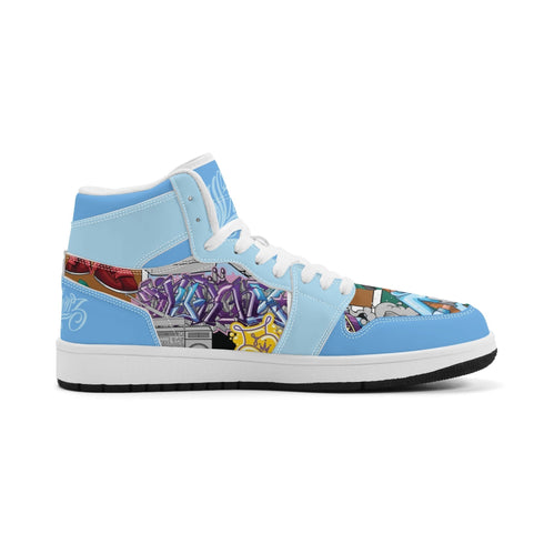 Metari 6T7 High Top Snekonz – Comic Stykonz 1 | Hip - Hop Streetwear Kicks - Stykonz Graffiti Streetwear