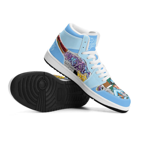 Metari 6T7 High Top Snekonz – Comic Stykonz 1 | Hip - Hop Streetwear Kicks - Stykonz Graffiti Streetwear