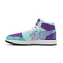 Metari 6T7 High Top Snekonz feat Stykonz Turquoise Mix Script | Hip Hop Streetwear Kicks - Stykonz Graffiti Streetwear