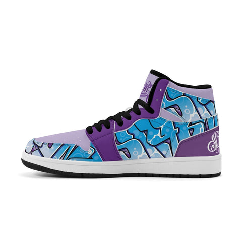 Metari 6T7 High Top Snekonz – Ice Block | Hip - Hop Streetwear Kicks - Stykonz Graffiti Streetwear