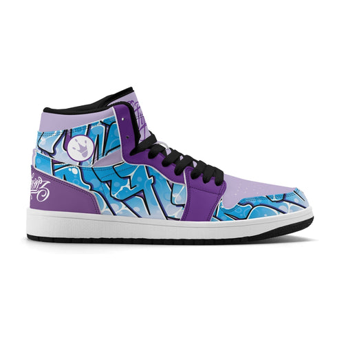 Metari 6T7 High Top Snekonz – Ice Block | Hip - Hop Streetwear Kicks - Stykonz Graffiti Streetwear