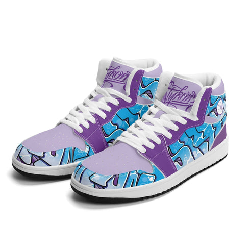 Metari 6T7 High Top Snekonz – Ice Block | Hip - Hop Streetwear Kicks - Stykonz Graffiti Streetwear