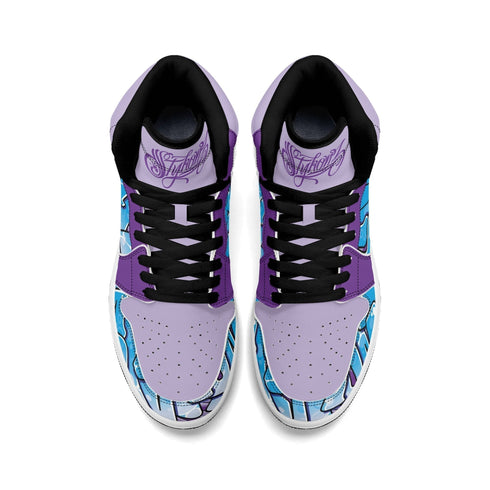 Metari 6T7 High Top Snekonz – Ice Block | Hip - Hop Streetwear Kicks - Stykonz Graffiti Streetwear