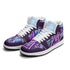 Metari 6T7 High Top Snekonz – Purple Wildstyle | Hip - Hop Streetwear Kicks - Stykonz Graffiti Streetwear
