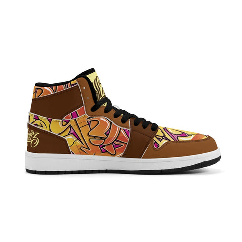 Metari 6T7 High Top Snekonz – Sundown | Hip - Hop Streetwear Kicks - Stykonz Graffiti Streetwear
