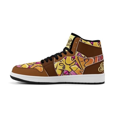 Metari 6T7 High Top Snekonz – Sundown | Hip - Hop Streetwear Kicks - Stykonz Graffiti Streetwear
