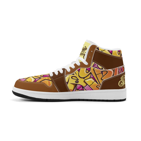Metari 6T7 High Top Snekonz – Sundown | Hip - Hop Streetwear Kicks - Stykonz Graffiti Streetwear
