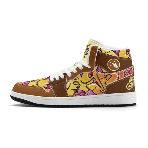 Metari 6T7 High Top Snekonz – Sundown | Hip - Hop Streetwear Kicks - Stykonz Graffiti Streetwear