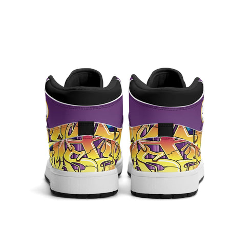 Metari 6T7 High Top Snekonz – The Train Master | Hip - Hop Streetwear Kicks - Stykonz Graffiti Streetwear