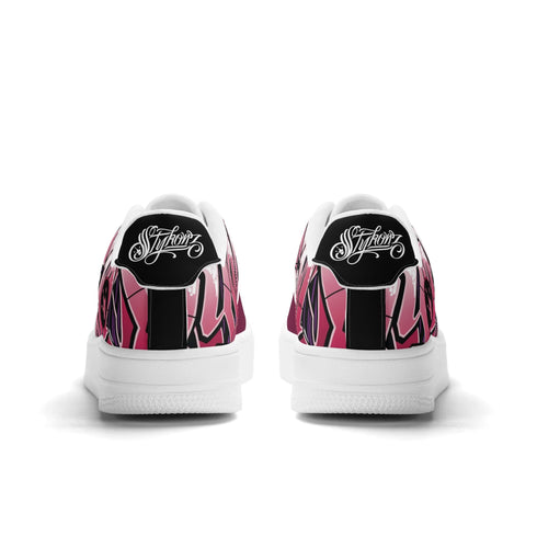 Metari 8T6 Low Top Snekonz feat Black Cherry | Hip - Hop Streetwear Sneakers - Stykonz Graffiti Streetwear