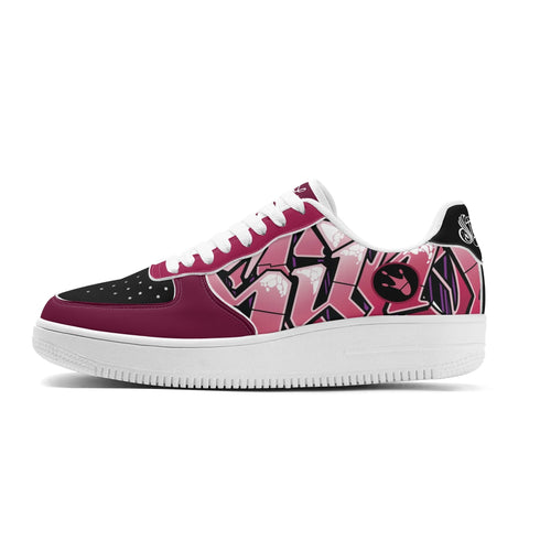 Metari 8T6 Low Top Snekonz feat Black Cherry | Hip - Hop Streetwear Sneakers - Stykonz Graffiti Streetwear