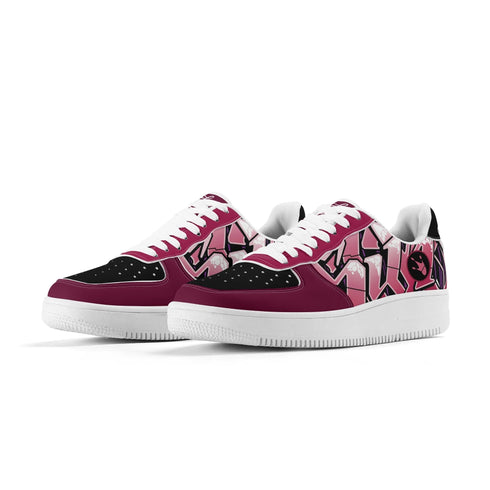Metari 8T6 Low Top Snekonz feat Black Cherry | Hip - Hop Streetwear Sneakers - Stykonz Graffiti Streetwear