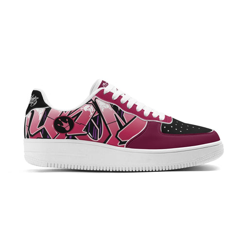 Metari 8T6 Low Top Snekonz feat Black Cherry | Hip - Hop Streetwear Sneakers - Stykonz Graffiti Streetwear