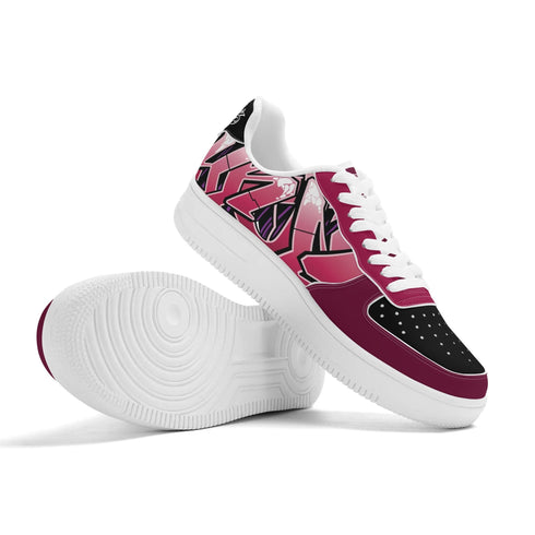Metari 8T6 Low Top Snekonz feat Black Cherry | Hip - Hop Streetwear Sneakers - Stykonz Graffiti Streetwear