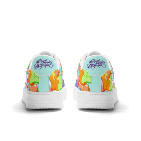 Metari 8T6 Low Top Snekonz feat Candy | Hip - Hop Streetwear Sneakers - Stykonz Graffiti Streetwear
