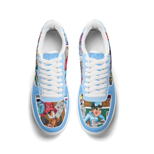 Metari 8T6 Low Top Snekonz feat Comic Stykonz 1 | Hip - Hop Streetwear Sneakers - Stykonz Graffiti Streetwear