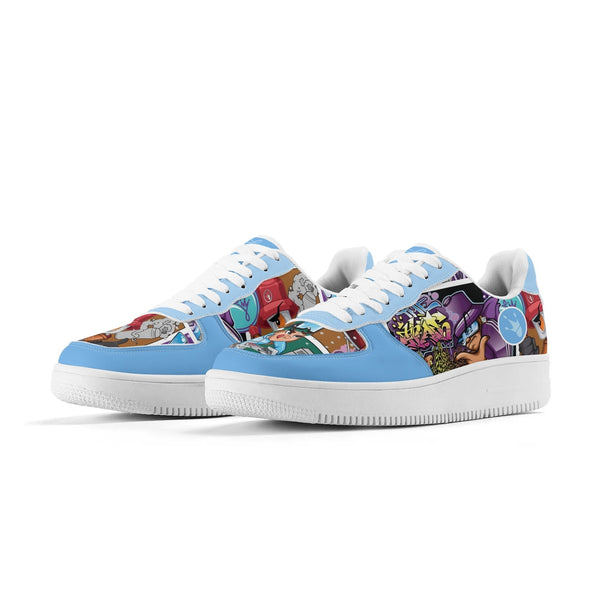 Metari 8T6 Low Top Snekonz feat Comic Stykonz 1 | Hip - Hop Streetwear Sneakers - Stykonz Graffiti Streetwear
