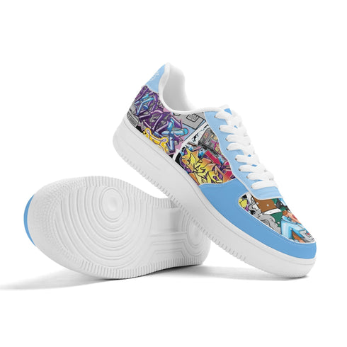 Metari 8T6 Low Top Snekonz feat Comic Stykonz 1 | Hip - Hop Streetwear Sneakers - Stykonz Graffiti Streetwear