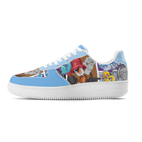 Metari 8T6 Low Top Snekonz feat Comic Stykonz 1 | Hip - Hop Streetwear Sneakers - Stykonz Graffiti Streetwear
