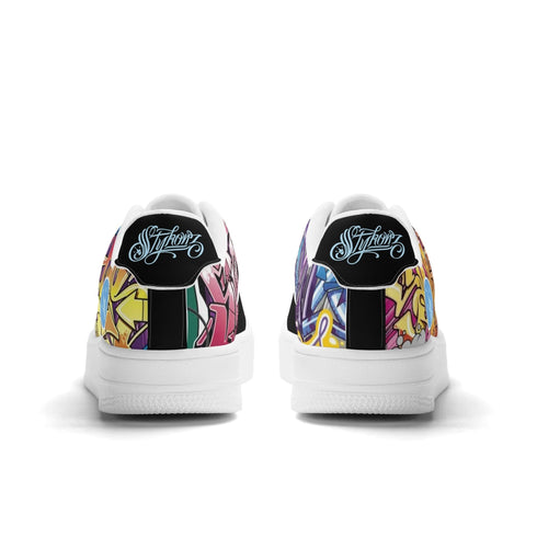 Metari 8T6 Low Top Snekonz feat Comic Stykonz 1 - v2 | Hip - Hop Streetwear Sneakers - Stykonz Graffiti Streetwear