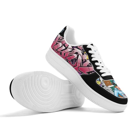 Metari 8T6 Low Top Snekonz feat Comic Stykonz 1 - v2 | Hip - Hop Streetwear Sneakers - Stykonz Graffiti Streetwear