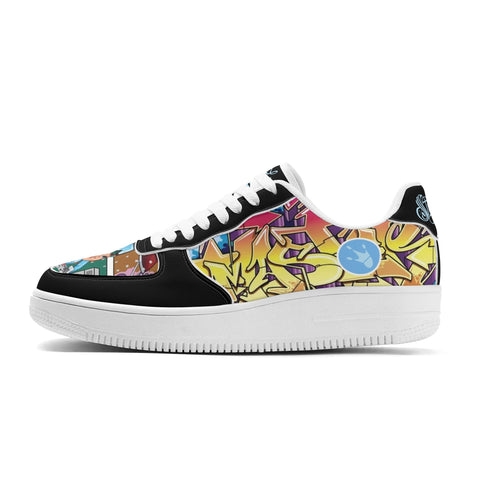 Metari 8T6 Low Top Snekonz feat Comic Stykonz 1 - v2 | Hip - Hop Streetwear Sneakers - Stykonz Graffiti Streetwear