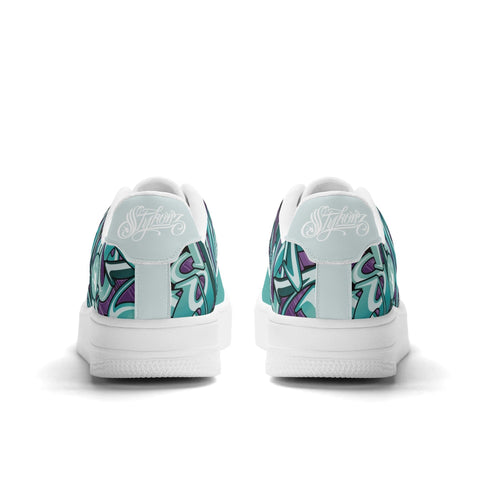 Metari 8T6 Low Top Snekonz feat Grapetron | Hip - Hop Streetwear Sneakers - Stykonz Graffiti Streetwear