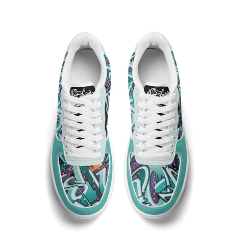 Metari 8T6 Low Top Snekonz feat Grapetron | Hip - Hop Streetwear Sneakers - Stykonz Graffiti Streetwear