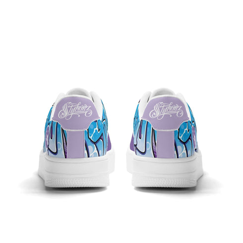 Metari 8T6 Low Top Snekonz feat Ice Block | Hip - Hop Streetwear Sneakers - Stykonz Graffiti Streetwear