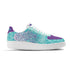 Metari 8T6 Low Top Snekonz feat Turquoise Mix Script | Hip - Hop Streetwear Sneakers - Stykonz Graffiti Streetwear