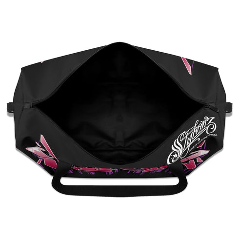 Sport Bag Duffle Gym Travel Bag feat Black Cherry Graffiti - Stykonz Graffiti Streetwear