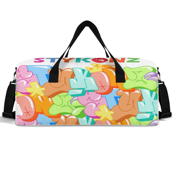 Sport Bag Duffle Gym Travel Bag feat Stykonz Candy Bubble Graffiti - Stykonz Graffiti Streetwear