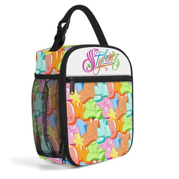 Teacher Creative Student Professional Insulated Lunch Box feat Stykonz Candy Graffiti - Stykonz Graffiti Streetwear